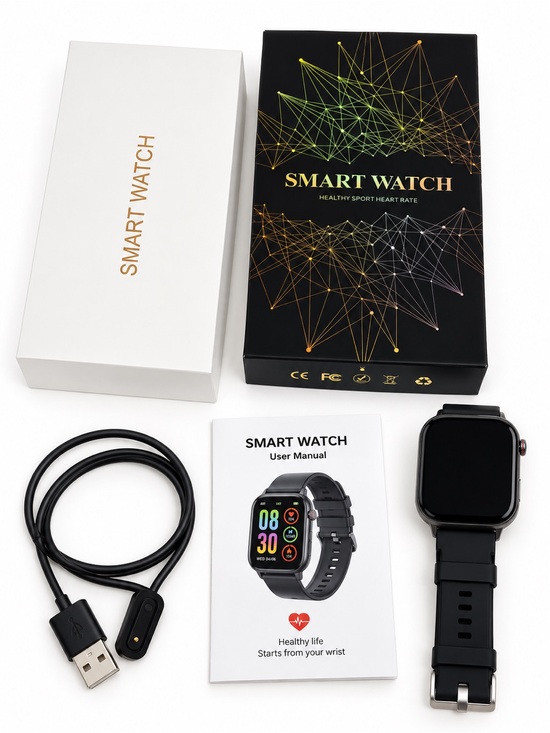 Other - NWB Smart Watch - Black Fitness Smartwatch